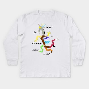 Discord Picasso Kids Long Sleeve T-Shirt